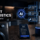 Smart washing machine showing an E21 error code with a smartphone displaying AI appliance repair diagnostics and suggested troubleshooting steps.