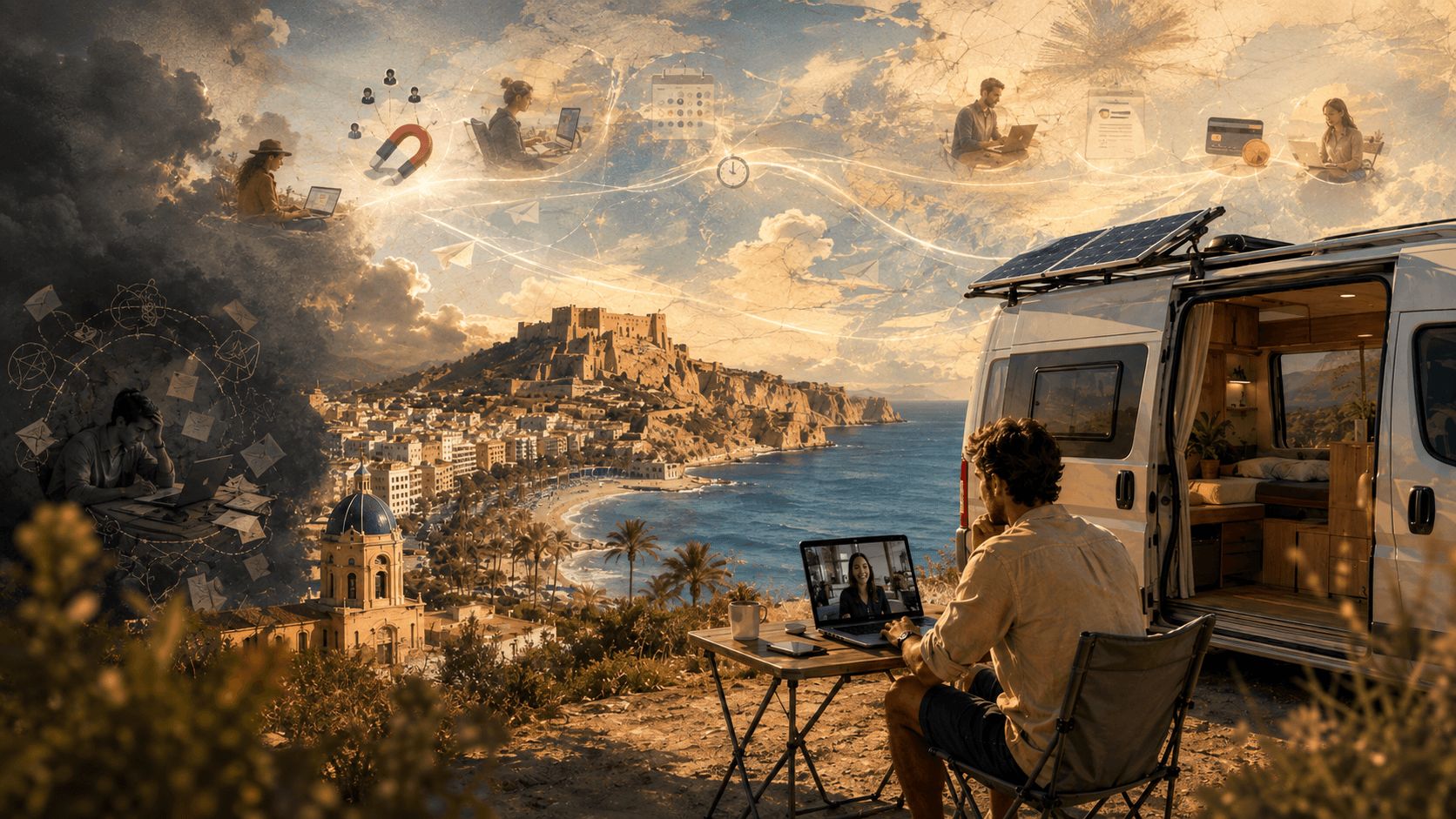 How to Automate Client Acquisition While Touring Spain